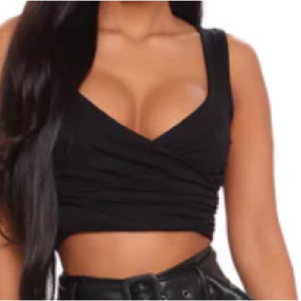 Fashion Nova Black Crop Top